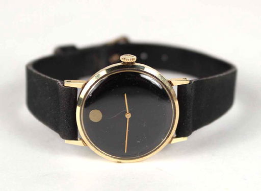 Movado 14k Yellow Gold Ladies Museum Wristwatch Sep 28 2017 Nye Company In Nj