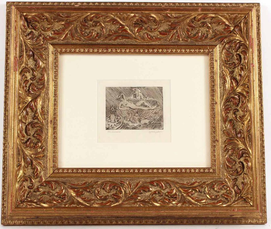 Engraving, "The Lovers," W. P. Snyder (1 of 5)