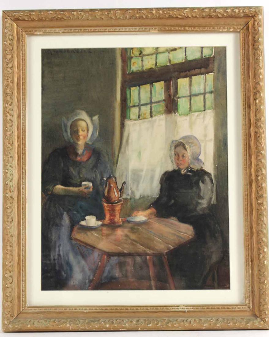 Watercolor, Interior Scene (1 of 6)