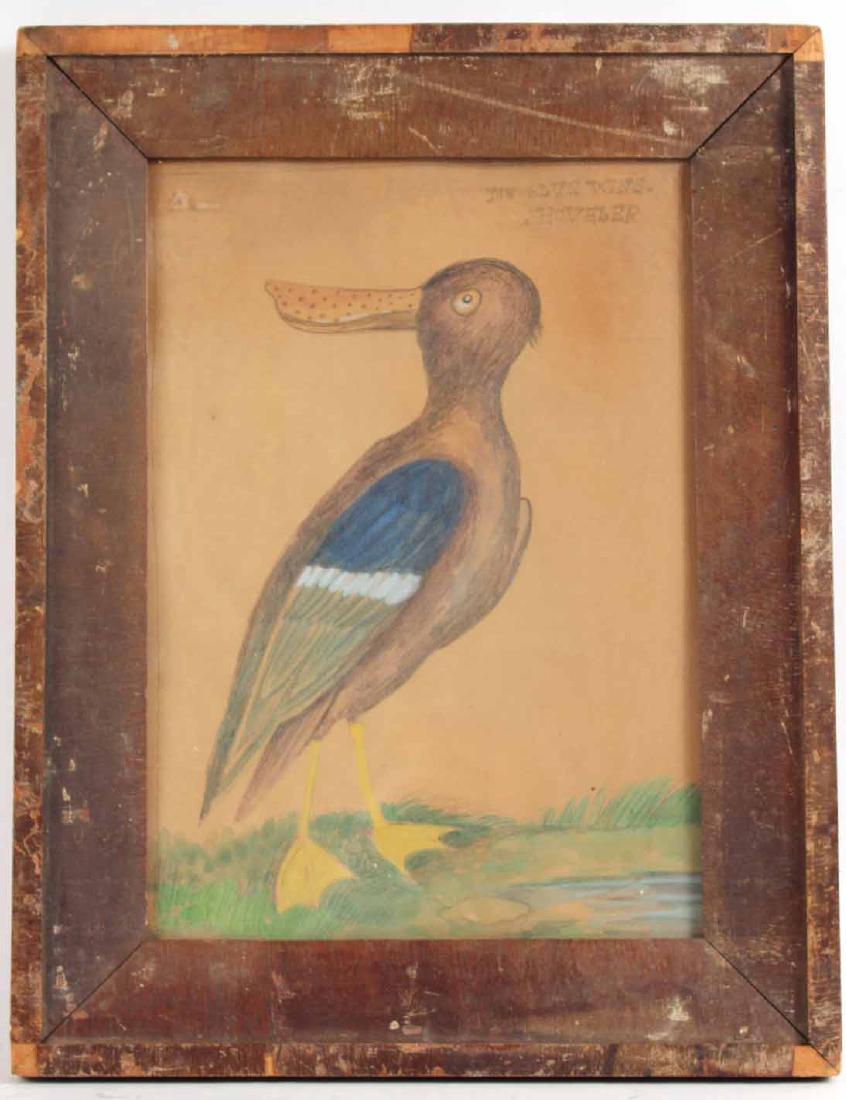 Mixed Media, "Blue Wing Shoveler," Antonio Romano (1 of 6)