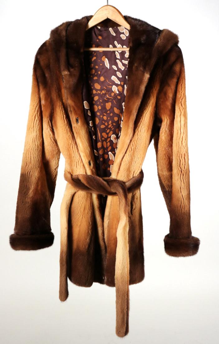 Hooded Sheared Mink Jacket (1 of 5)