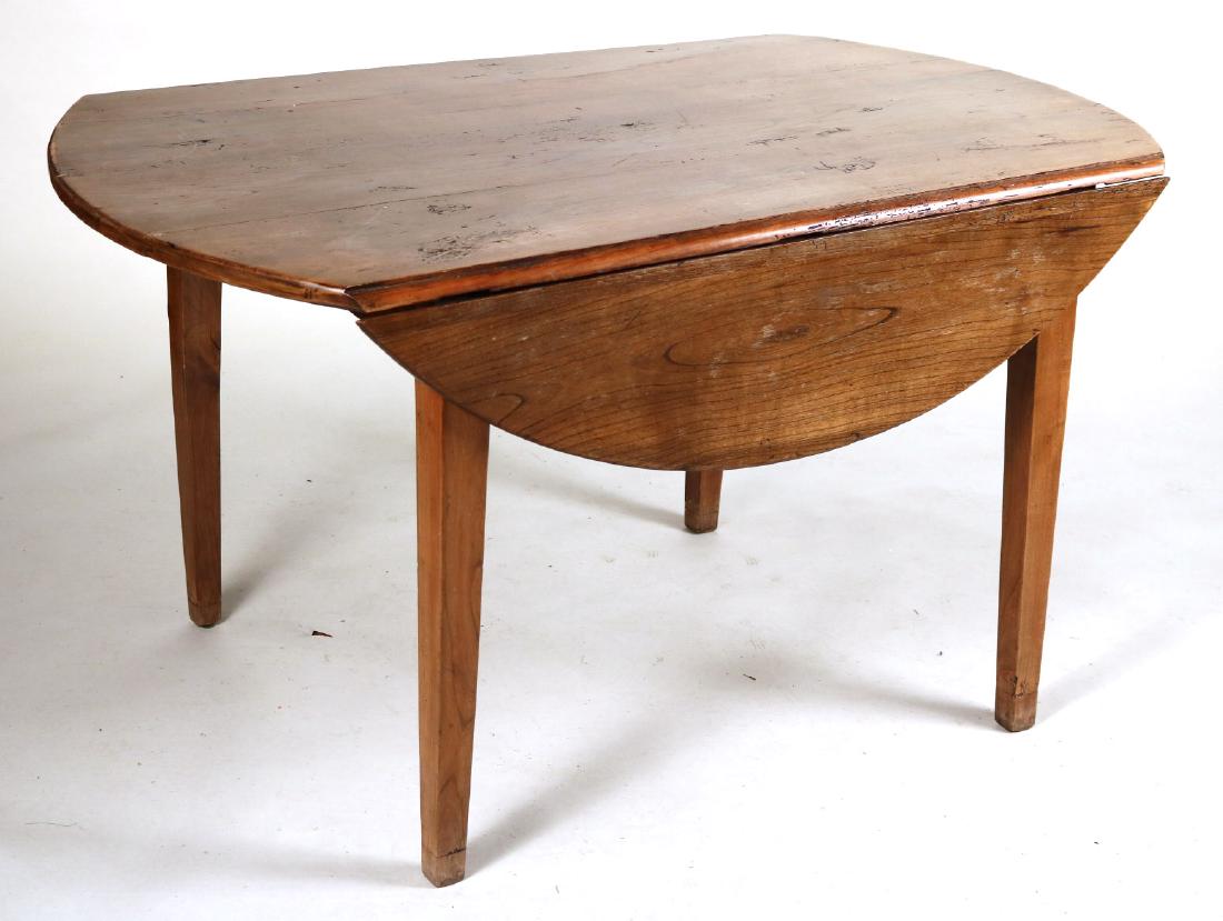Provincial Style Oak Drop Leaf Dining Table (1 of 8)