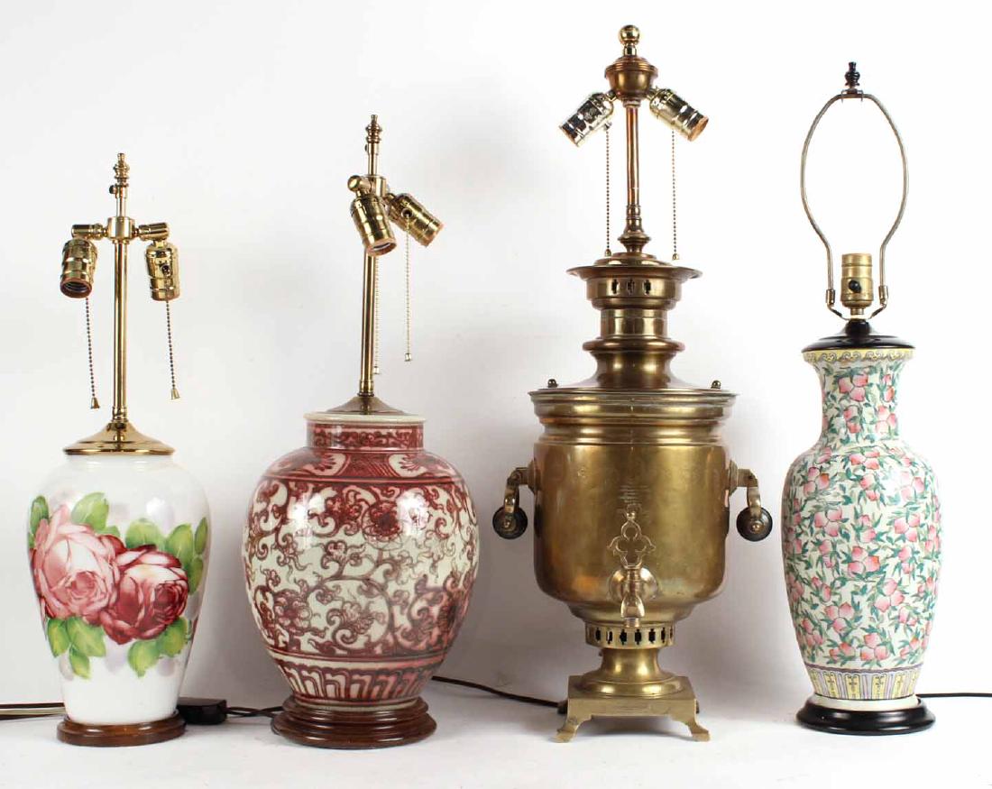 Brass Samovar Fitted as a Lamp (1 of 10)