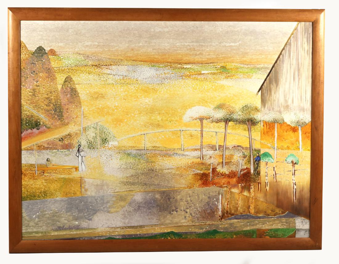 Oil on Canvas, Modern Landscape, Irving Petlin (1 of 9)