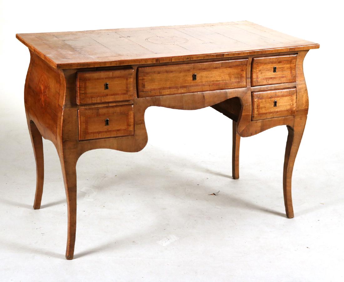 Neoclassical Marquetry Inlaid Writing Desk (1 of 10)