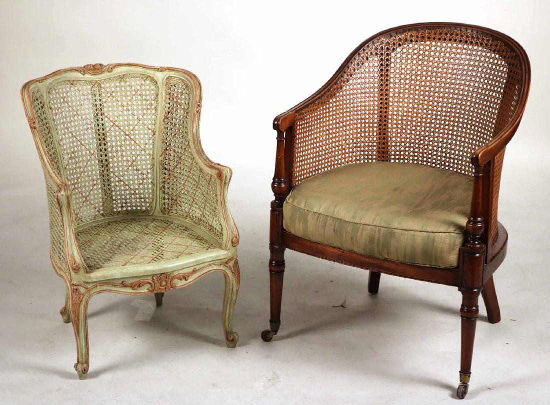 Regency Mahogany Barrel-Back Armchair (1 of 10)