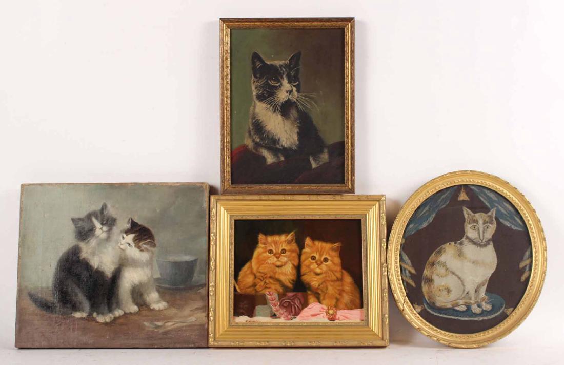 Three Paintings of Cats (1 of 7)