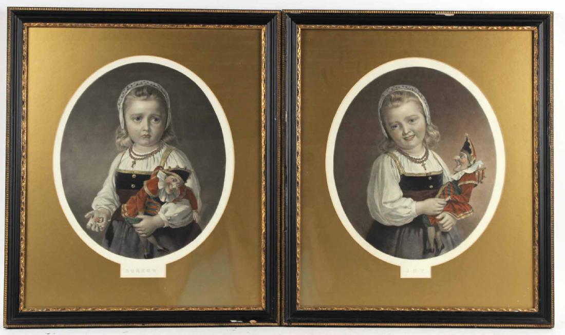 TWO COLORED PORTRAITS (1 of 6)