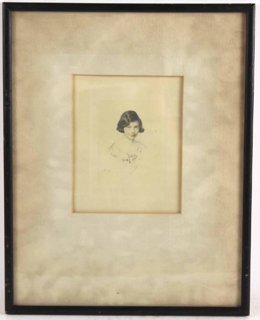 PORTRAIT OF YOUNG GIRL BY LEON KROLL (1 of 4)