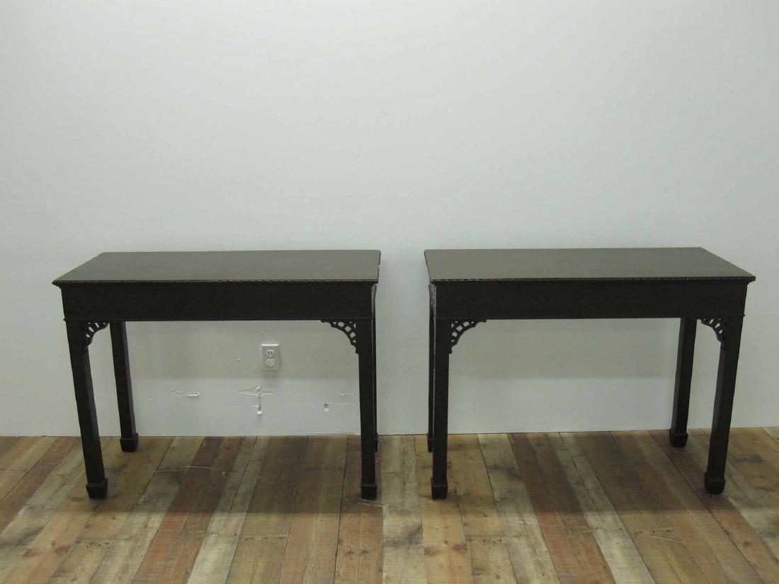 CHIPPENDALE CONSOLE TABLES (1 of 2)