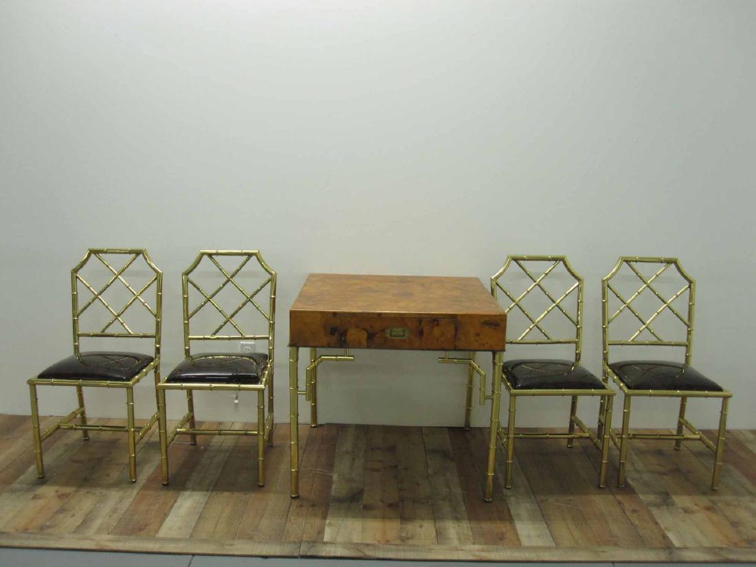 BURLWOOD TABLE (1 of 3)