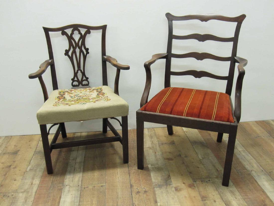 CHIPPENDALE ARM CHAIRS (1 of 4)