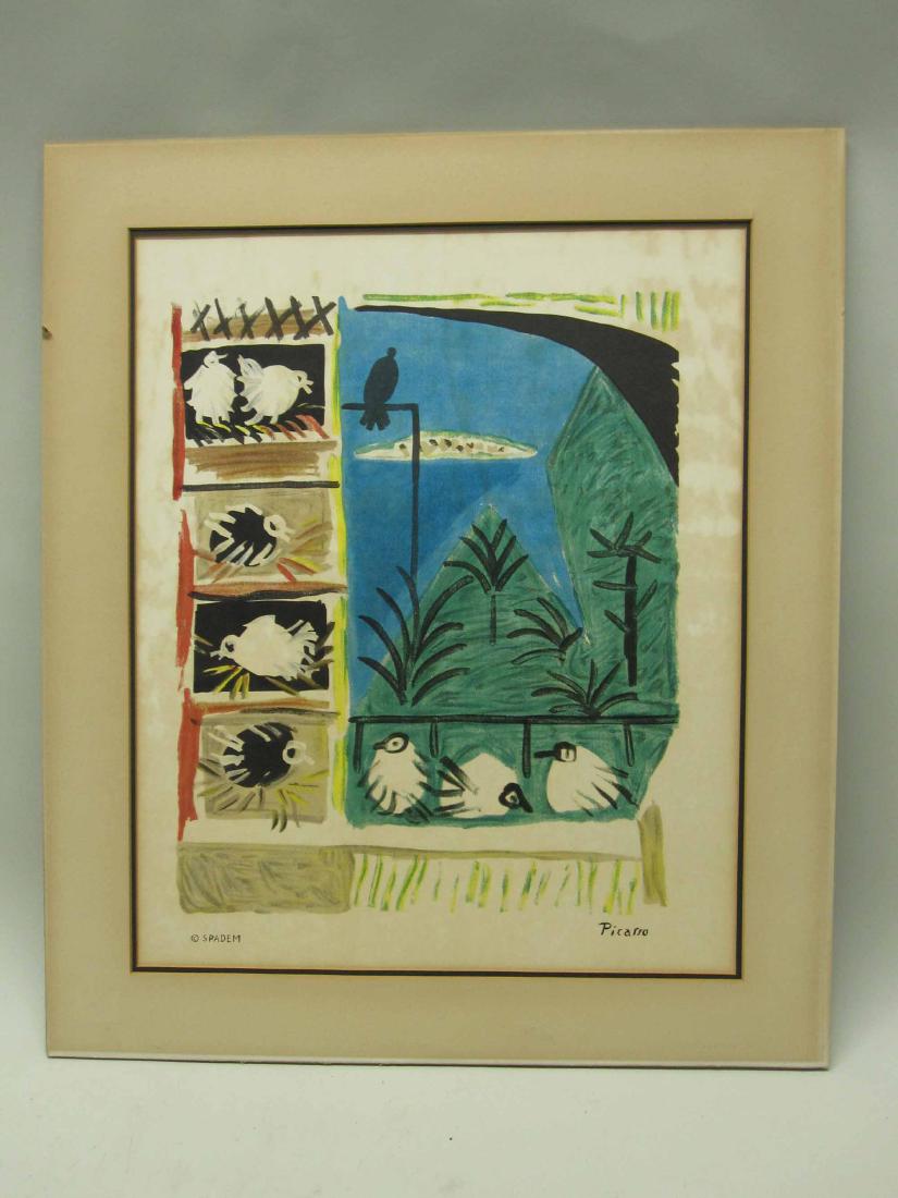 TWO PICASSO COLOR LITHOGRAPHS (1 of 3)