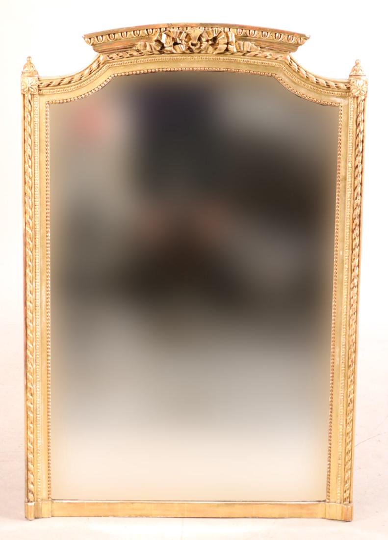 Louis XVI Style Giltwood Pier Mirror (1 of 6)