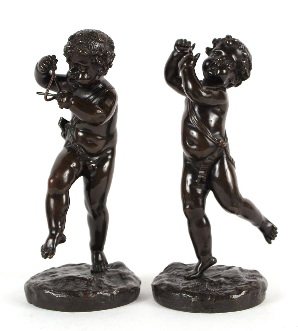 Pair of Bronze Putti Figures (1 of 9)