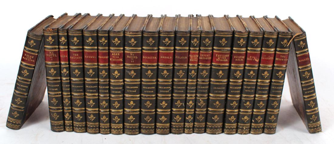 Twenty Leather-Bound Books (1 of 6)