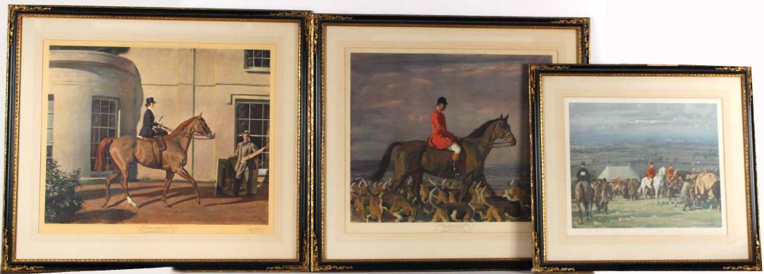 Three Lithographs, Sir Alfred James Munnings (1 of 10)