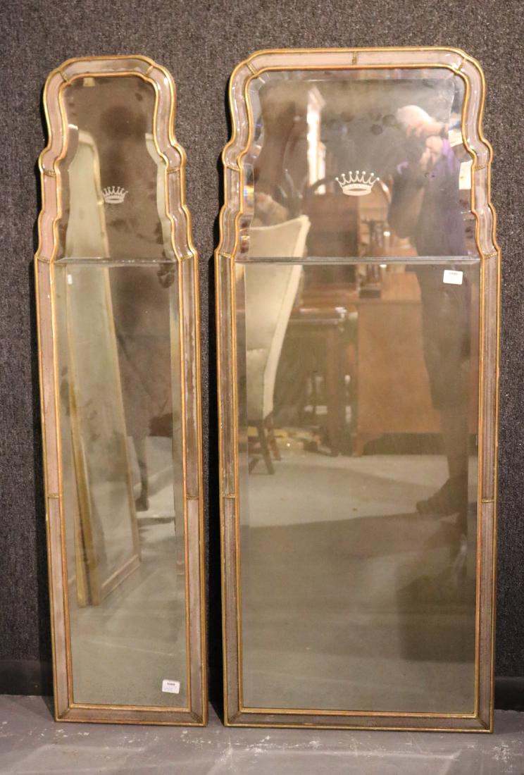 Two George I Style Parcel-Gilt Pier Mirrors (1 of 9)