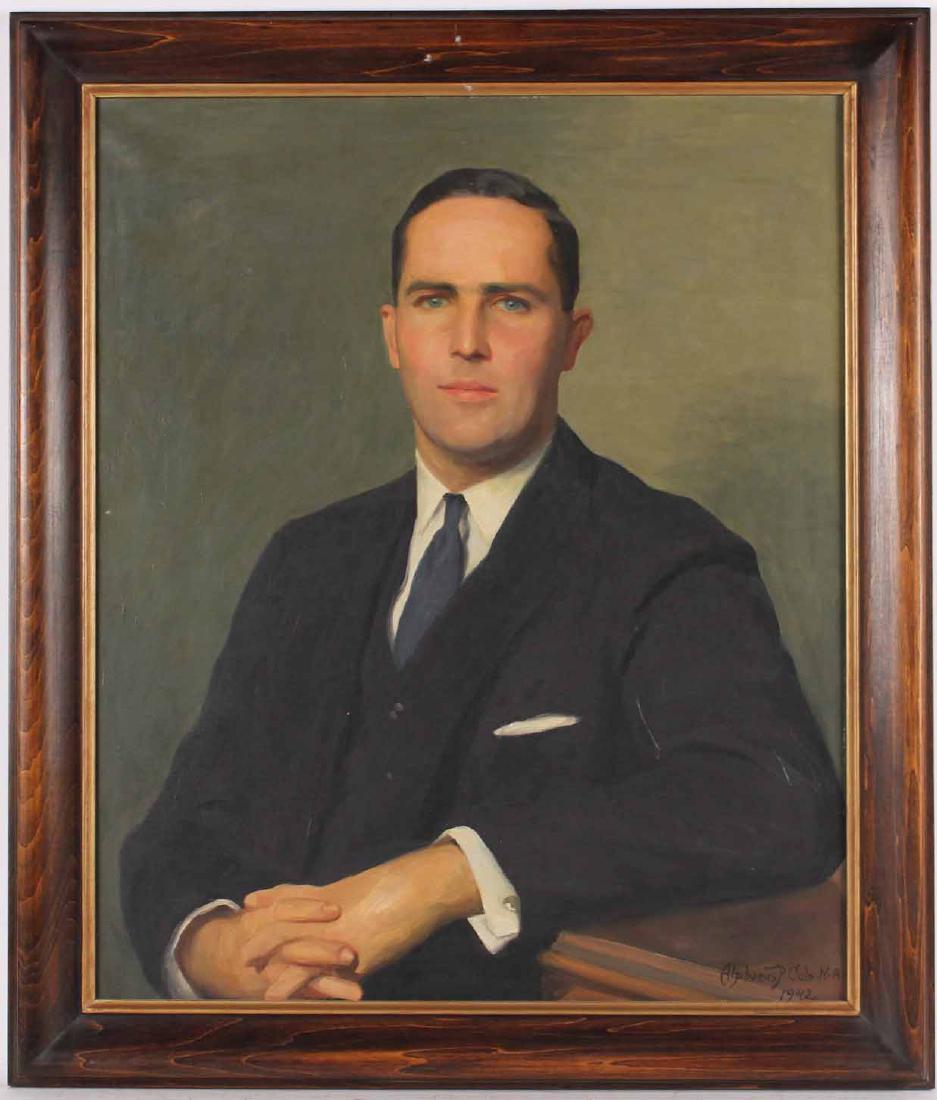 Oil on Canvas, Portrait of a Man, Alphaeus Cole (1 of 5)