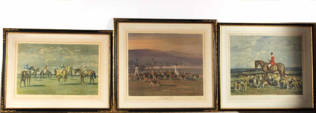 Three Sporting Prints, Sir Alfred James Munnings (1 of 9)