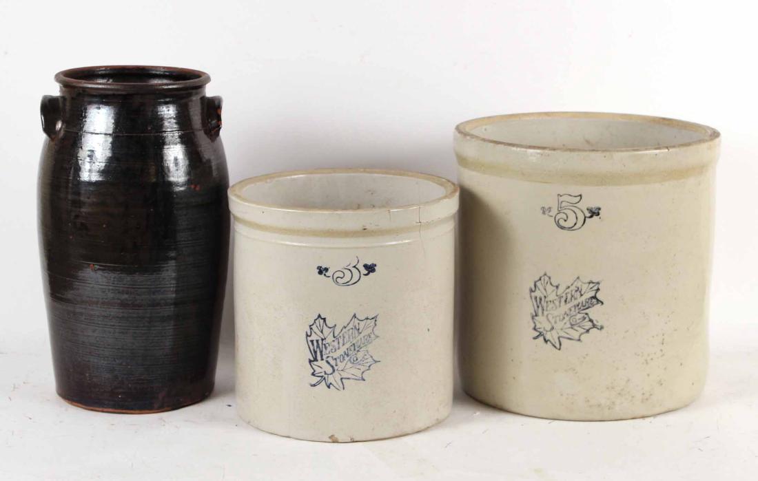 Two Stoneware Crocks (1 of 7)