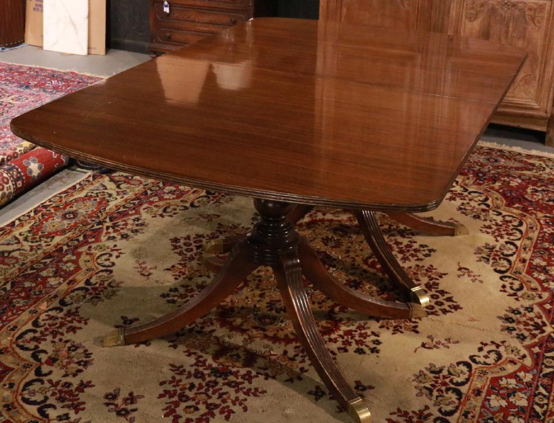 Regency Style Mahogany Two Pedestal Dining Table (1 of 7)
