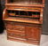 Victorian Walnut Roll-Top Secretary Bookcase - 2