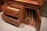 Victorian Walnut Roll-Top Secretary Bookcase - 6