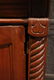 Victorian Walnut Roll-Top Secretary Bookcase - 8