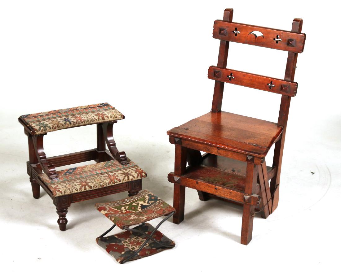 Modern Gothic Oak Metamorphic Library Chair (1 of 10)