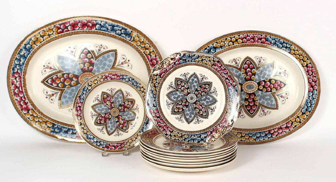 Group of Copeland Spode Transferware Decorated (1 of 9)