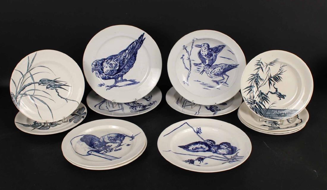 Group of Aesthetic Movement Porcelain Plates (1 of 8)