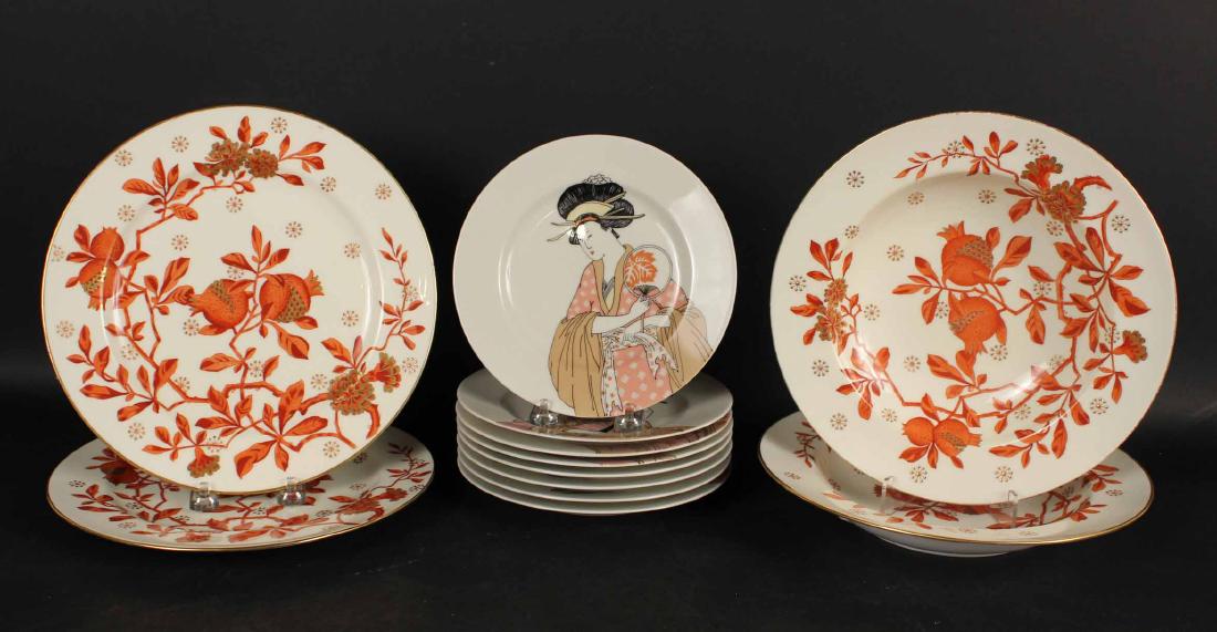 Pair of Minton Dinner Plates and Soup Bowls (1 of 6)