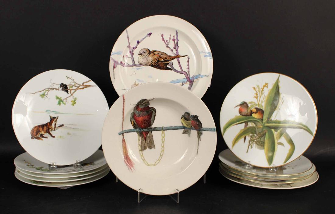 Five Brown, Westhead & Moore Porcelain Plates (1 of 9)
