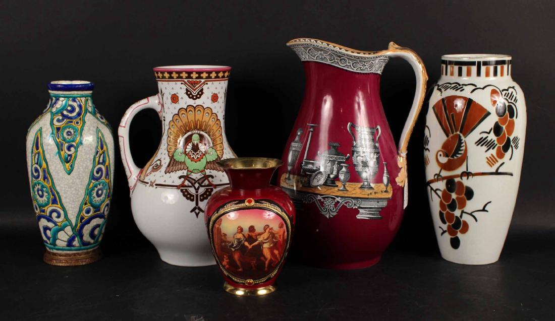 Five Porcelain Table Articles (1 of 8)