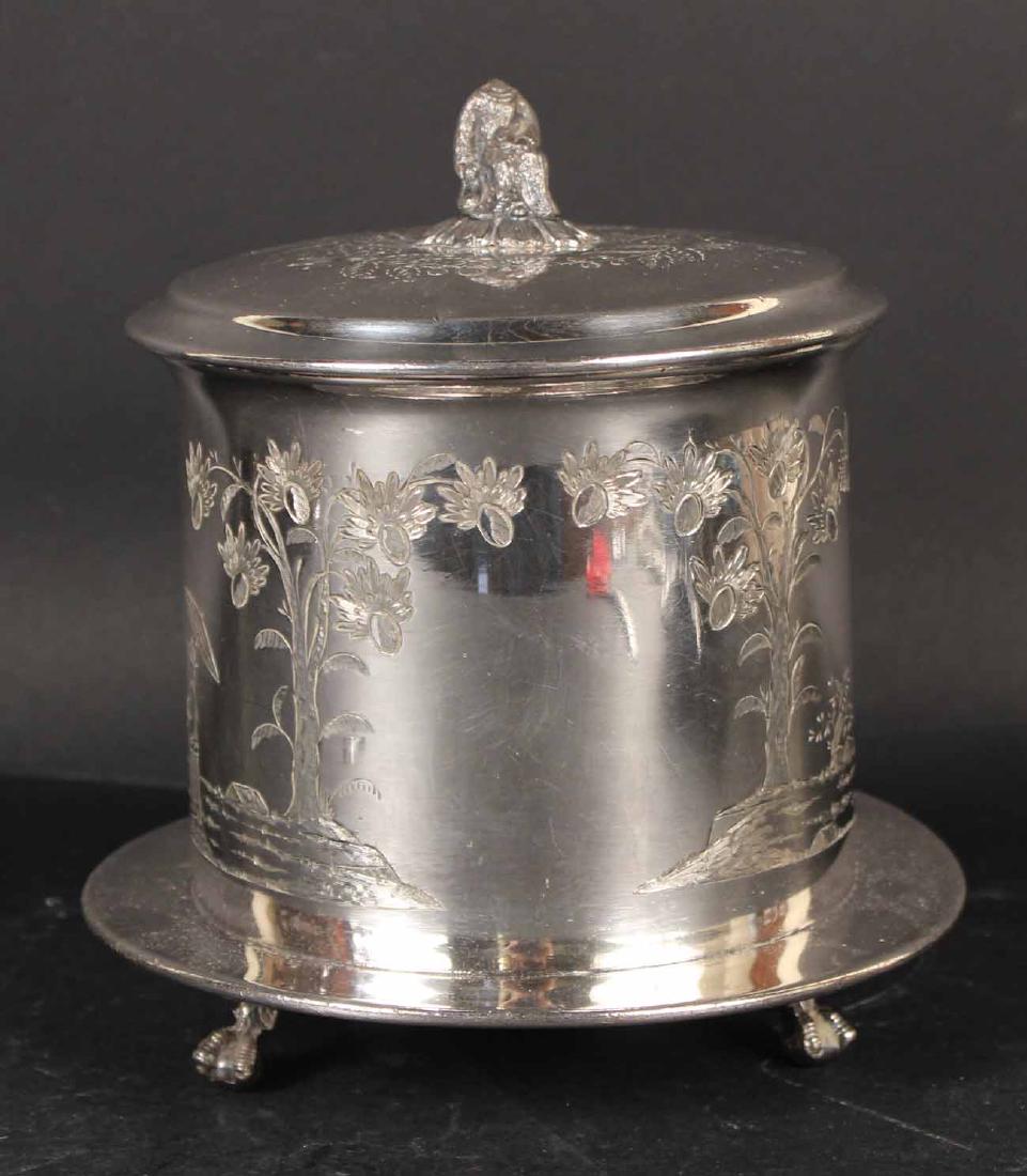 James Dixon & Sons Chinoiserie Biscuit Box (1 of 7)