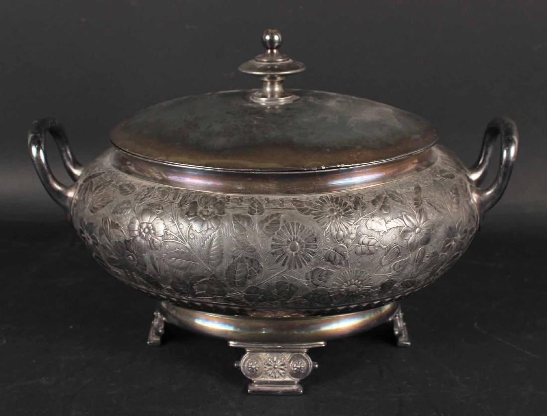 Meriden Aesthetic Movement Covered Tureen (1 of 6)