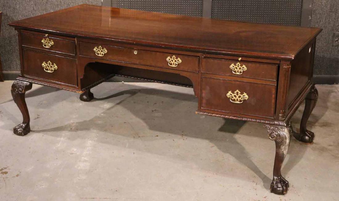Council Furniture Chippendale Style Desk (1 of 9)