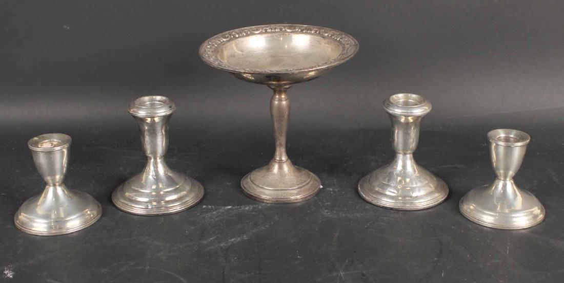 Group of Weighted Sterling Silver (1 of 9)