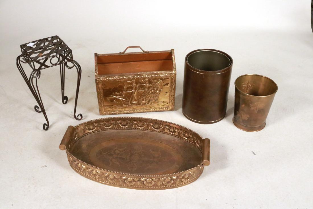 Repousse Brass Oval Tray (1 of 8)