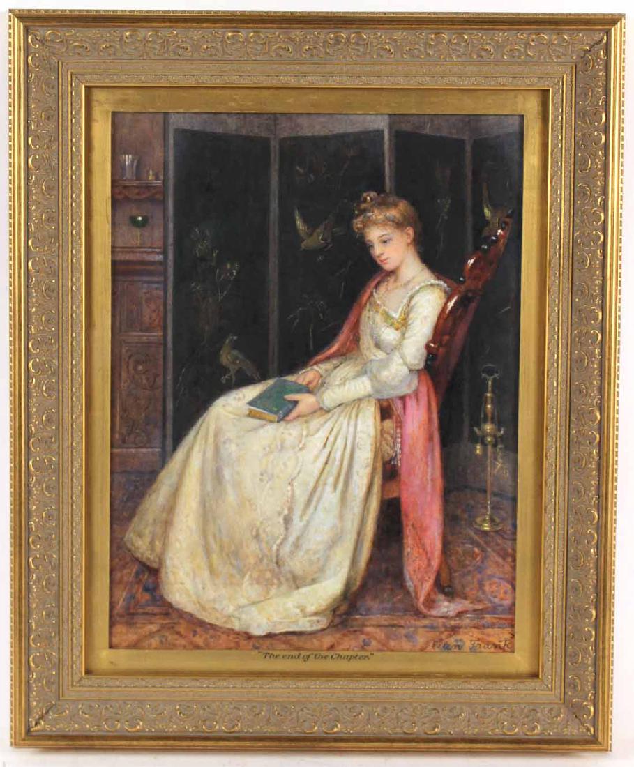 Mixed Media on Paper, Seated Woman, Ellen Frank (1 of 7)