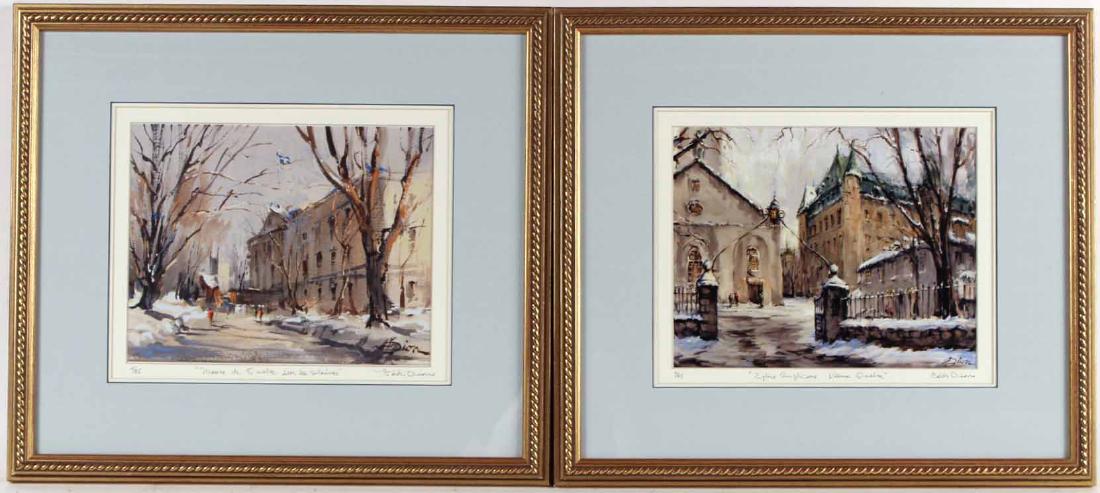 Two Quebec Winter Landscape Prints, Eddy Dion (1 of 5)