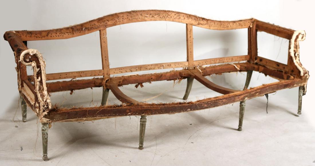 George III Painted Mahogany Sofa (1 of 8)