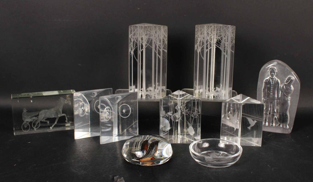 Two Pairs of Kosta Boda Art Glass Bookends (1 of 8)