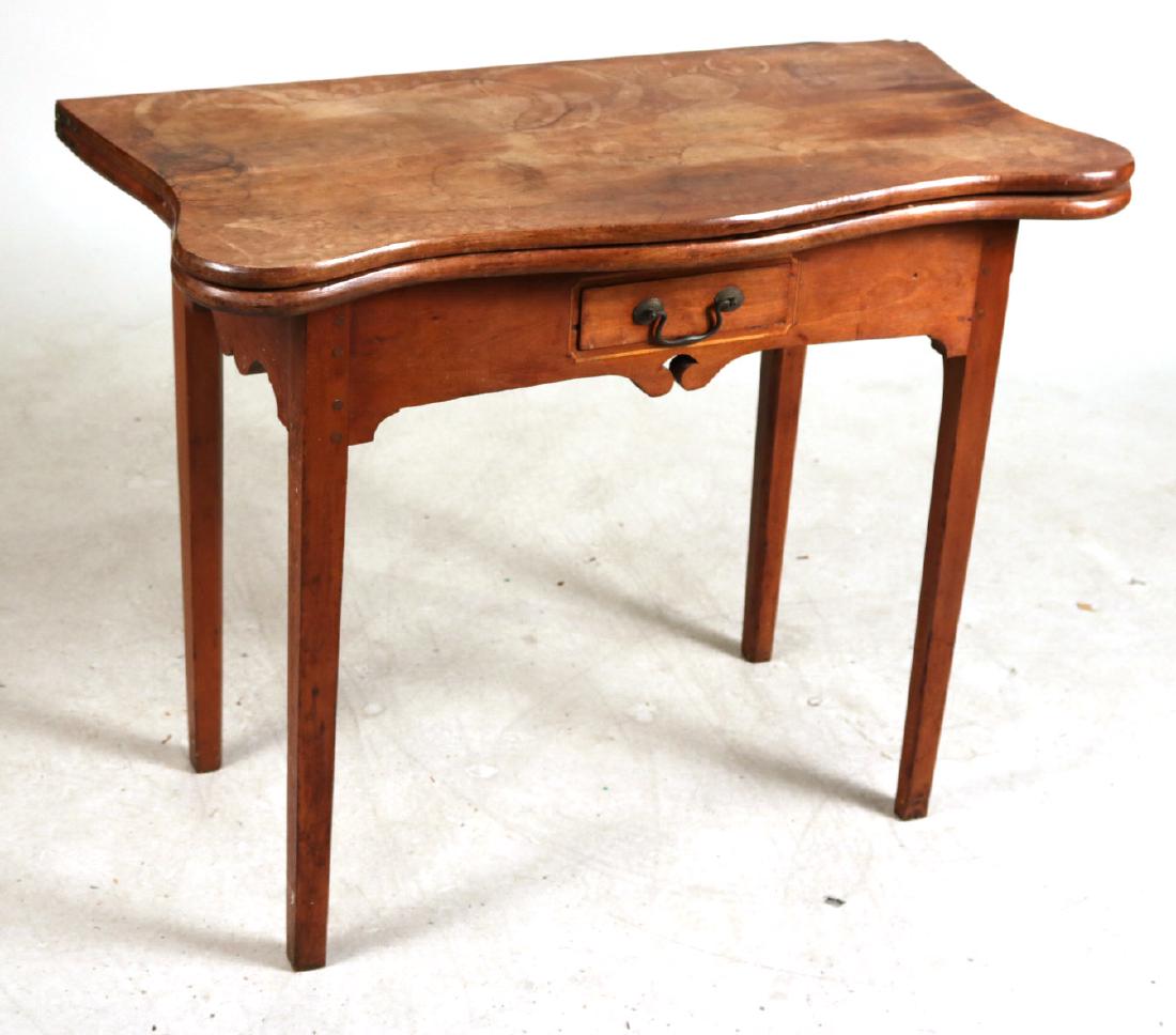 Federal Inlaid Cherrywood Games Table (1 of 7)