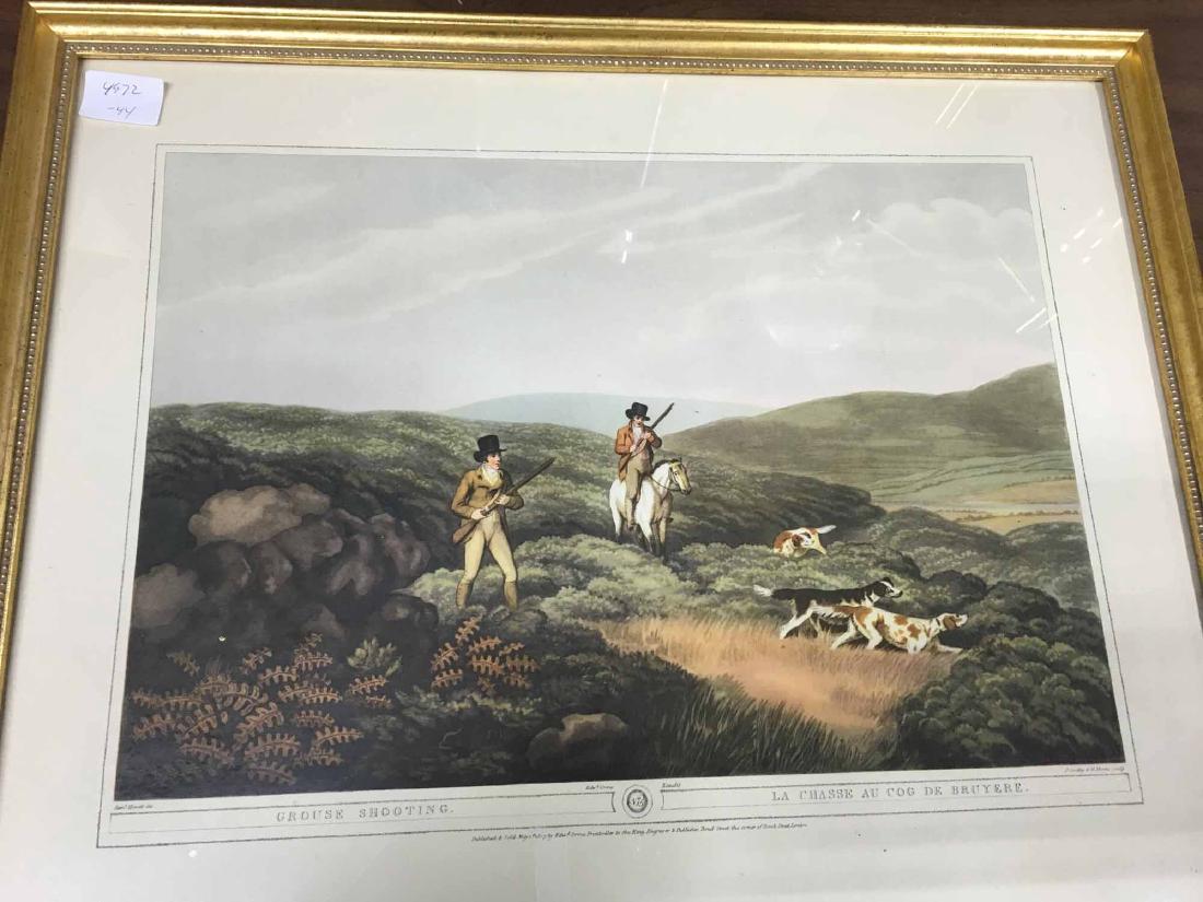 THREE HUNTING PRINTS (1 of 3)