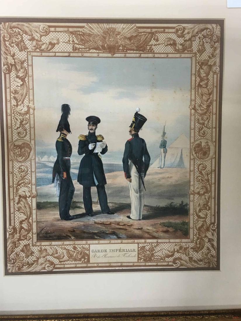 TWO HORACE VERNET COLORED LITHOGRAPH (1 of 7)