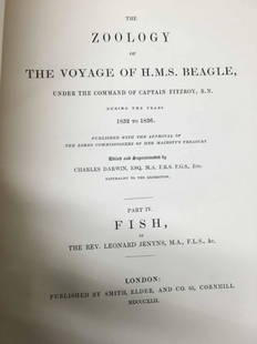 THE ZOOLOGY THE VOYAGE OF H.M.S. BEAGLE: in 3 volumes.