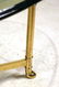 MODERN BRASS AND GLASS LOW TABLE - 5