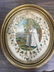 OVAL NEEDLEWORK OF MAIDEN BY WELL - 2